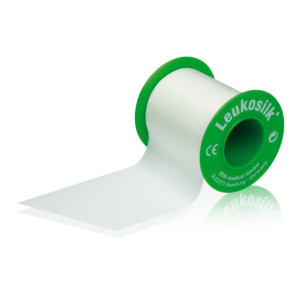LEUKOSILK ПЛАСТИР ДЛЯ ФІКСАЦІЇ ПОВ'ЯЗОК 5 * 5 CМ BAEHR