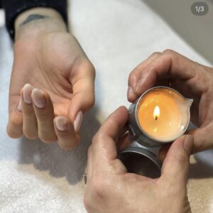 Масажна свічка з ароматом японської сливи (MASSAGEKERZE JAPANISCHE PFLAUME)