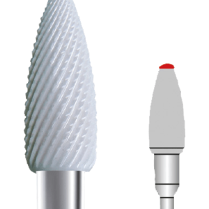 Керамическая фреза для работы с утолщенными ногтями BUSCH  KERA K425SPEED/060